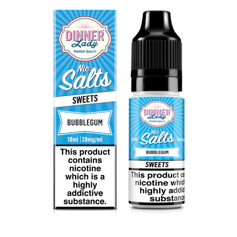 BubbleGum 10ml 20mg Bar Salt Dinner Lady