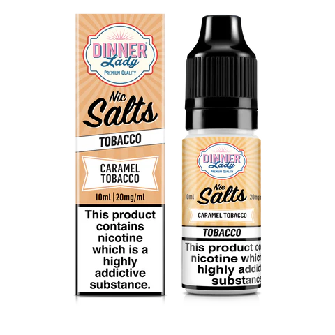 Caramel Tobacco 10ml 20mg Bar Salt Dinner Lady