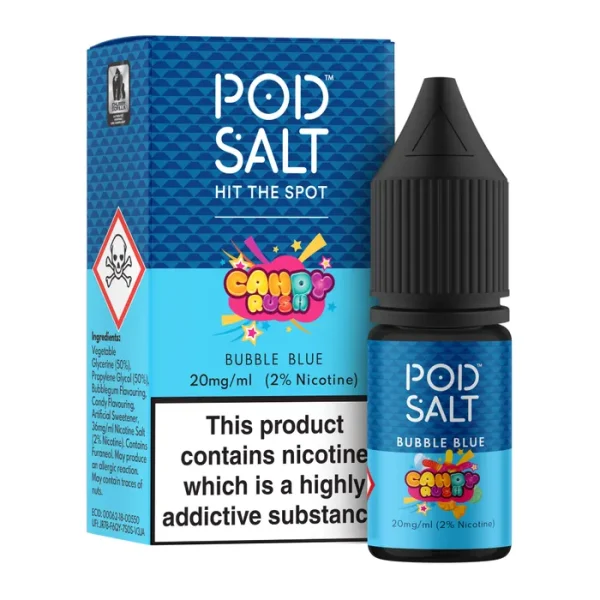 Bubble Blue 5PCS Box 10ml 20mg Pod Salt Fusions
