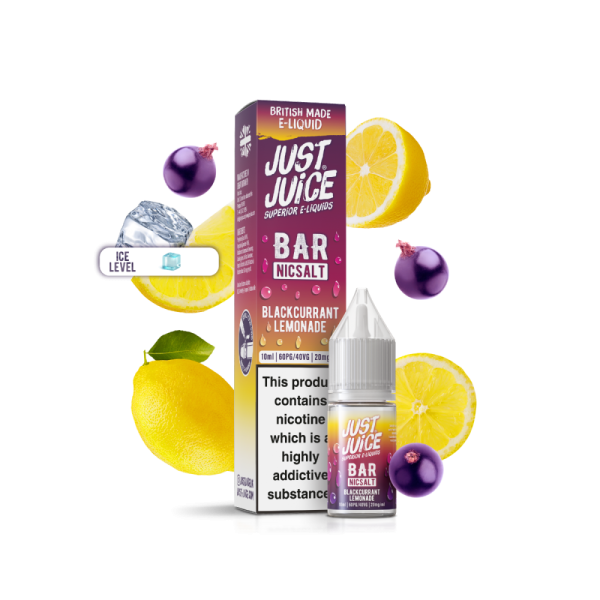 BLACKCURRANT LEMONADE 20mg 10ml BAR Just Juice