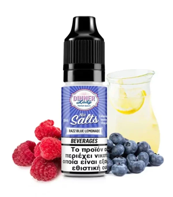 Razz Blue Lemonade 20mg 10ml Bar Salt Dinner Lady
