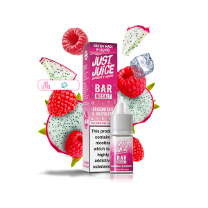 DRAGONFRUIT & RASPBERRY 20mg 10ml BAR Just Juice
